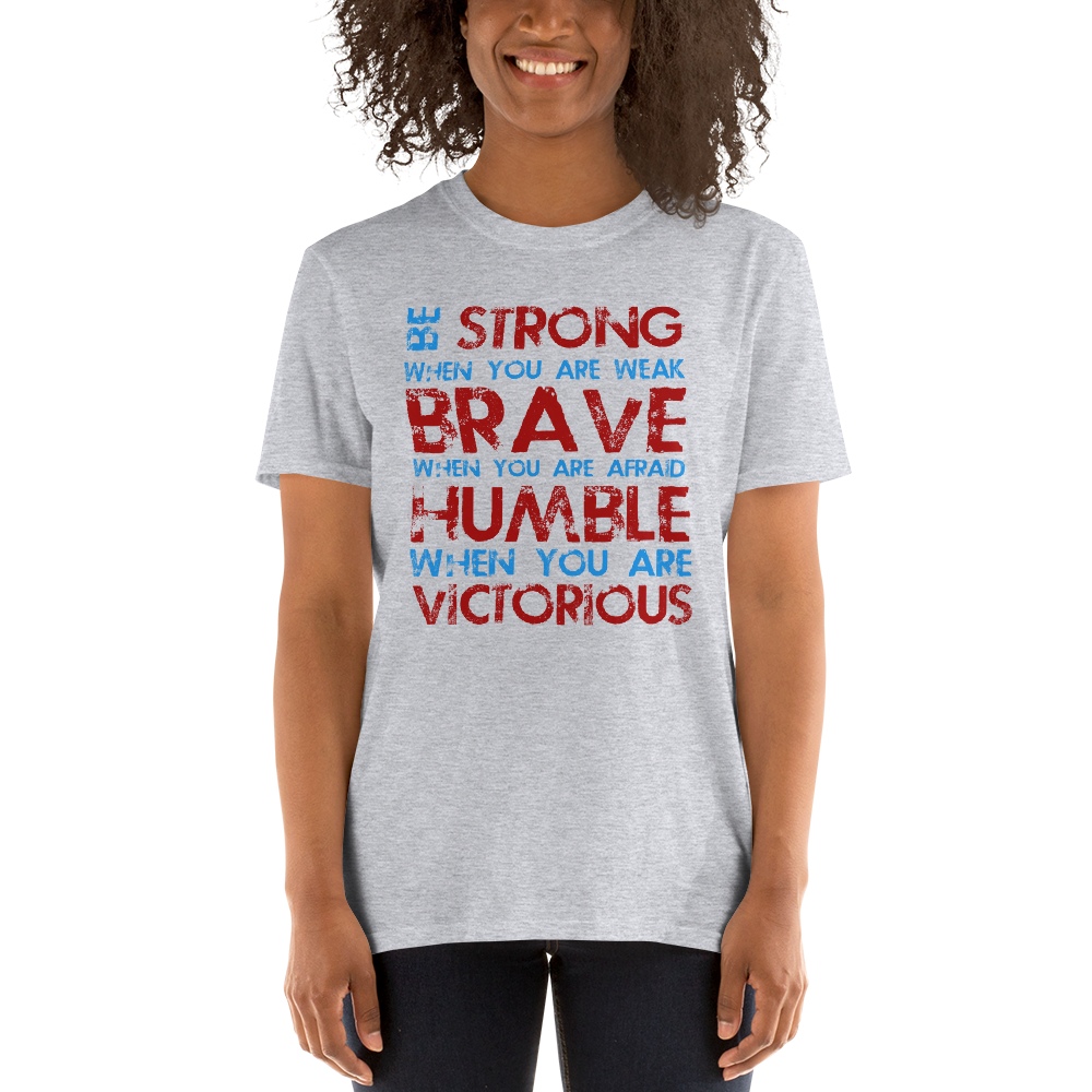 Be Strong When You Are Weak Brave When You Are Afraid Humble When You Are Victorious-Soccer Empire